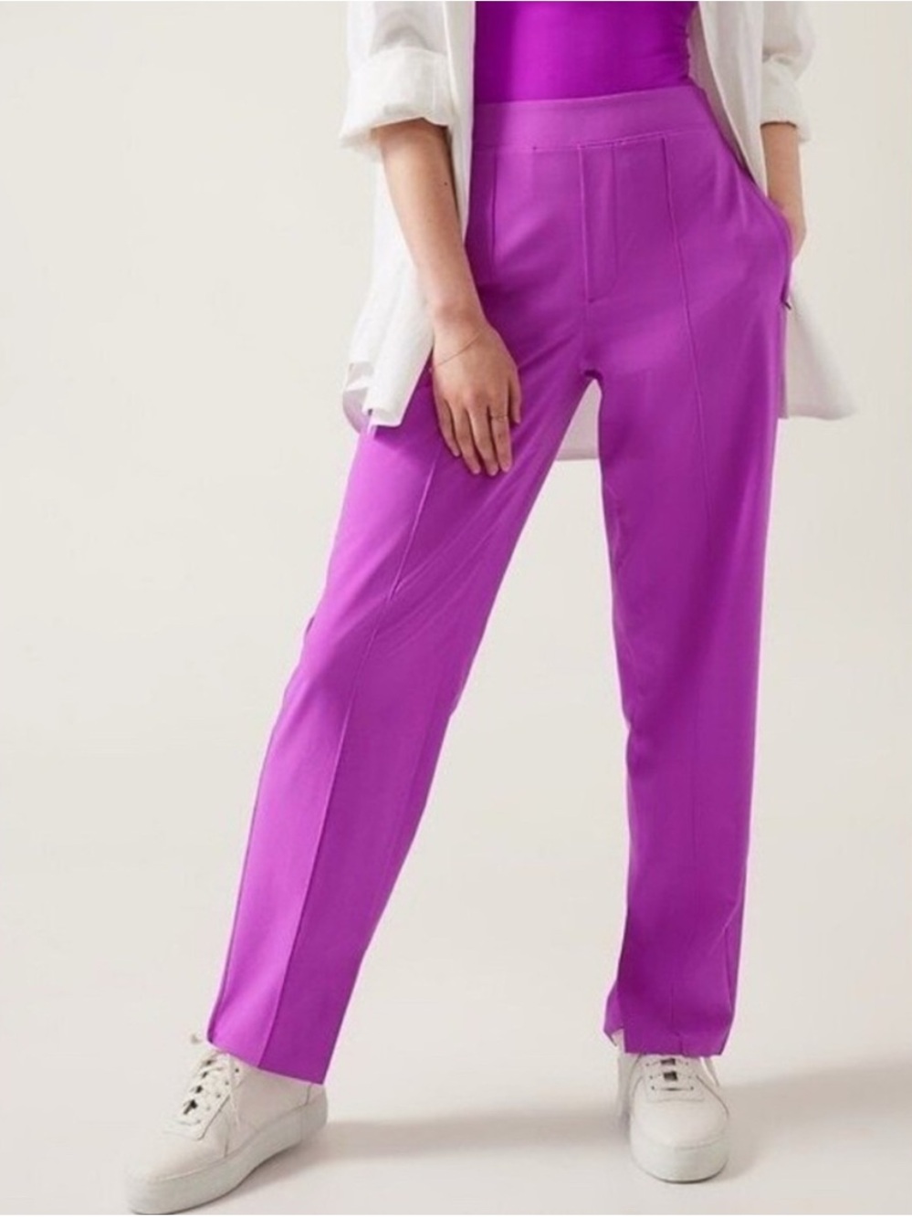 Athleta Brooklyn Heights Pant High-Rise Straight-Leg Pants
